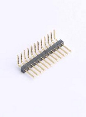 GPCB101-1202A003C1AA 排针 1x12P 间距:1mm 方针 弯插 弯插,P=1m
