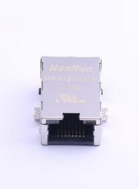 HR915102AE 以太网连接器(RJ45 RJ11) 带LED 插件