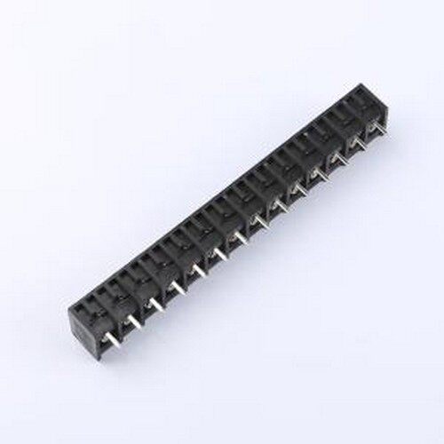 HB9500-9.5-14P 栅栏式接线端子 间距P=9.5mm 14Pin位 直插 黑色