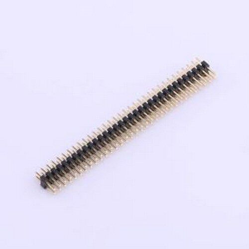 X4621WV-2x33I-C40D28 排针 2x33P 间距:2mm 方针 插件,P=2mm