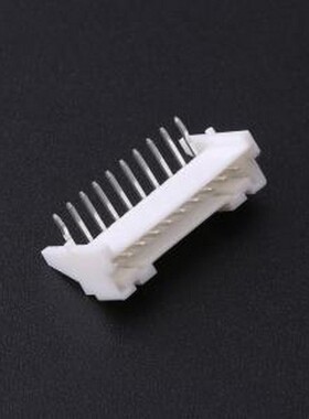 IPCW211W1ANW01R 线对板针座 1x10P 间距:2mm 弯插 系列:PA 白色