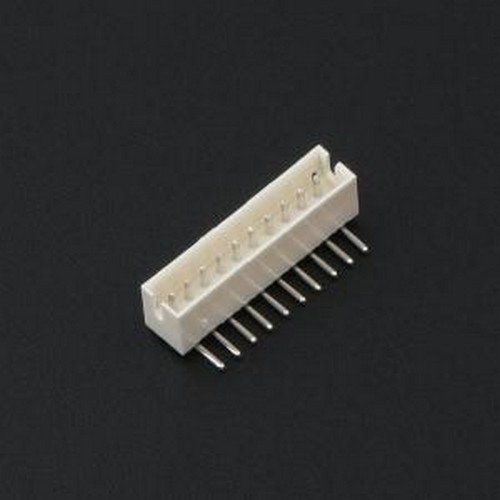 XY-ZH1.5-10A21 线对板针座 1x10P 间距:1.5mm 弯插 弯插,P=1.5mm