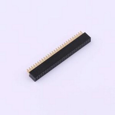 X1321FV-2x27-C43D24 排母 间距:1.27mm 2x27P 直插 插件,P=1.27m
