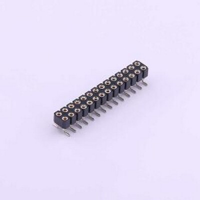MF254VS-12-28P 排母 间距:2.54mm 1x14P 立贴 SMD,P=2.54mm