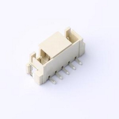 XY-XHB2.5-5A51 线对板针座 间距:2.5mm 1x5P 立贴 带扣 SMD,P=2.