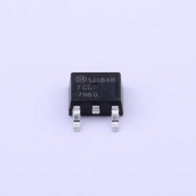 FCD7N60TM 场效应管(MOSFET) 1个N沟道 耐压:600V 电流:7A TO-252