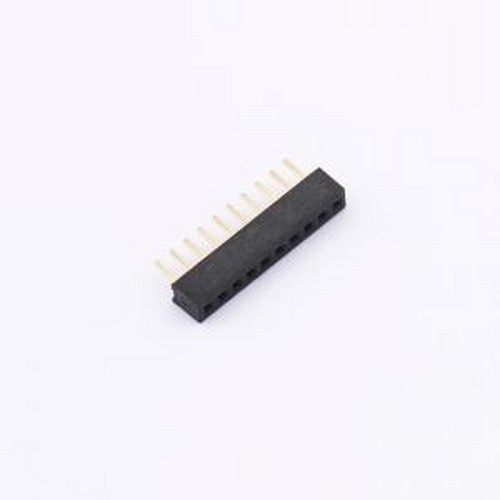 PM1.0-UP1D-10A 排母 1.0FH H2.0 1x10Pin 180度 W1.5U型 PC2.0 6