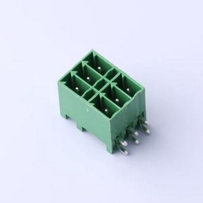 MX15EDGRHB-3.5-2*03P-GN01-Cu-A 插拔式接线端子 1x3P 3.5mm 排