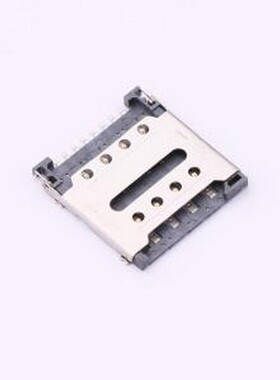 MICRO-SIM-0012-P SIM卡连接器 翻盖式 MicroSIM卡 卡座 SMD