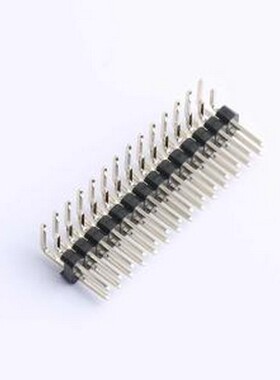 HDGCPH254-PW02-14 排针 2x14P 间距:2.54mm 弯插 弯插,P=2.54mm