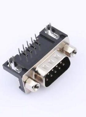 DS1037-09MNCKT74-0CC D-Sub/VGA连接器 D-Sub 公 P数:9P 弯插