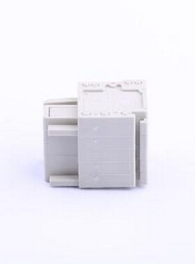 425孔型连接器-防错-05P-2.5mm白灰色 插拔式接线端子 2.5mm 1x5P
