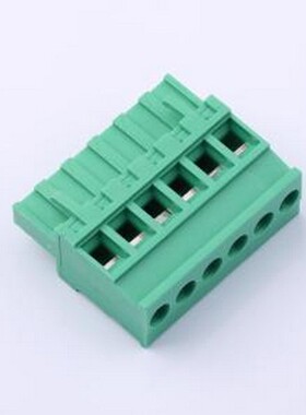 MX2EDGKA-5.08-06P-GN01-Cu-Y-A 插拔式接线端子 1x6P 5.08mm 排