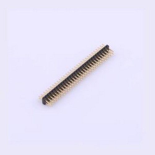X1321WV-2x30J-C30D23 排针 2x30P 间距:1.27mm 方针 插件,P=1.27