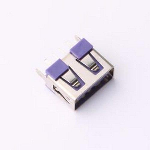 XUDF-012-0107D USB连接器 Type-A 母 直插 插件