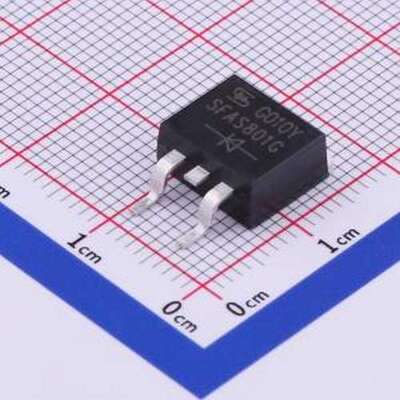 SFAS801GHMNG 快恢复/高效率二极管 电压:50V 电流:8A D2PAK