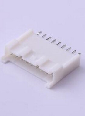 HX20018-9BH 线对板针座 1x9P 间距:2mm 直插 白色 插件,P=2mm