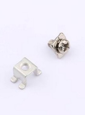 66565S0M3 PCB焊接端子 PCB焊接端子四脚贴片6*6.5*6.5MM-拉伸M3