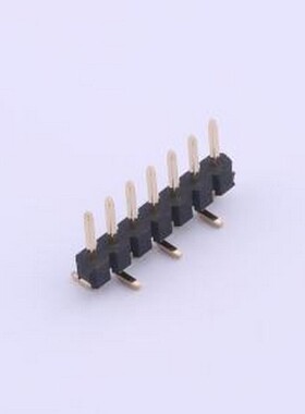 X4611WVS-07I-C40D44R1 排针 1x7P 间距:2mm 方针 SMD,P=2mm(交错