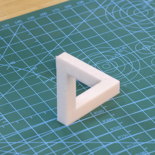 不可能三角视错觉几何模型3D打印彭罗斯悖论penrose摆拍魔术道具