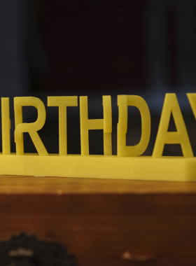 HappyBirthday生日摆件