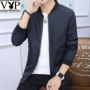 Playboy VIP Autumn Trend Casual Jacket 2019 Giới trẻ Joker Top Áo khoác nam cổ điển Hàn Quốc - Cao bồi thời trang nam