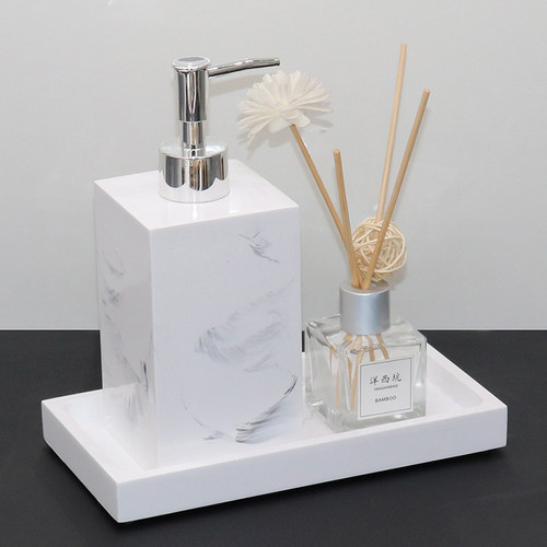 酒店洗漱用品样板房乳液瓶托盘