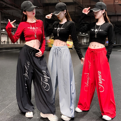 爵士舞蹈服装女性感套装jazz跳舞