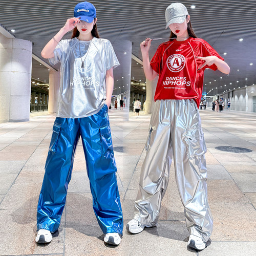 潮牌hiphop跳街舞嘻哈男女表演服