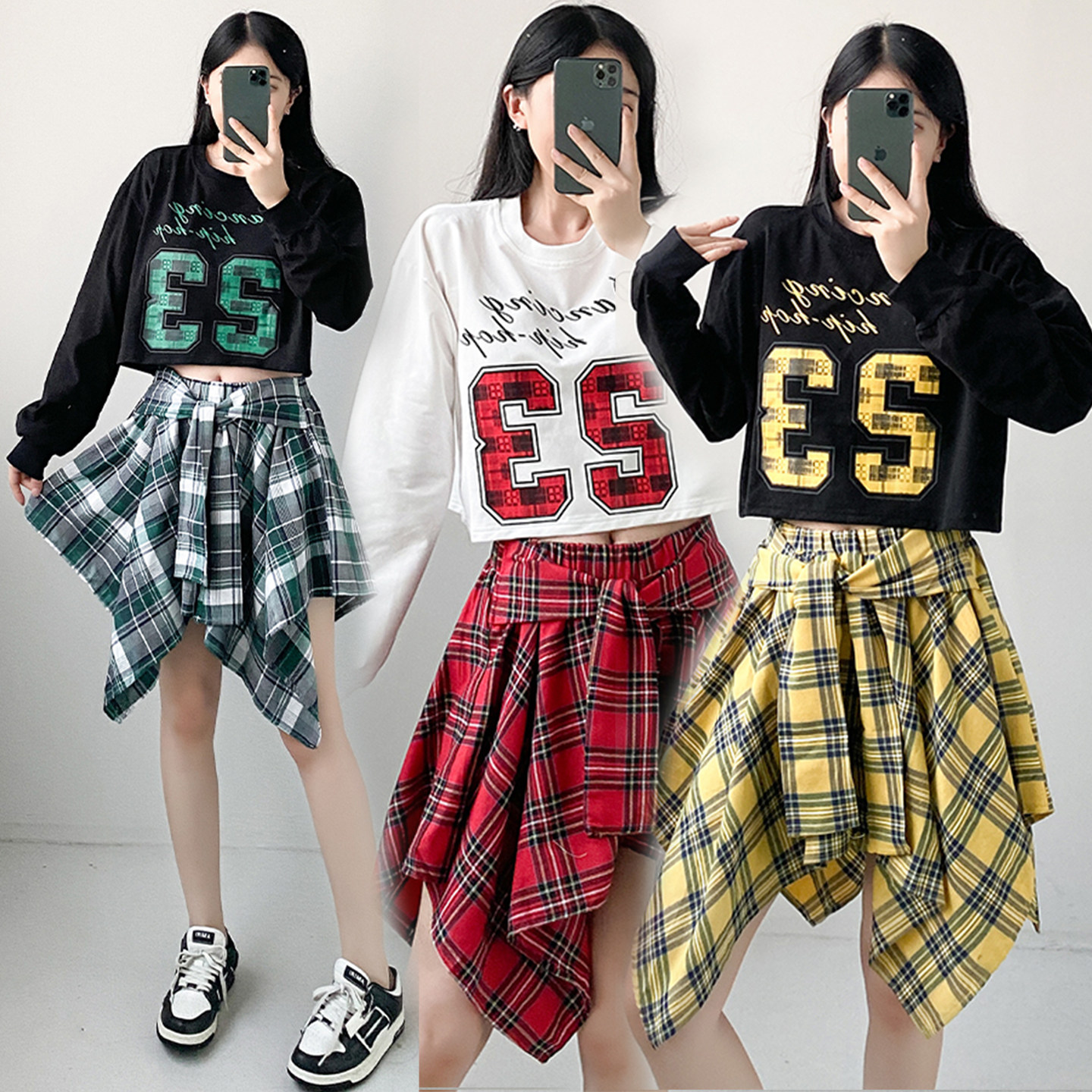 爵士舞衣服套装成人一整套街舞裙图片