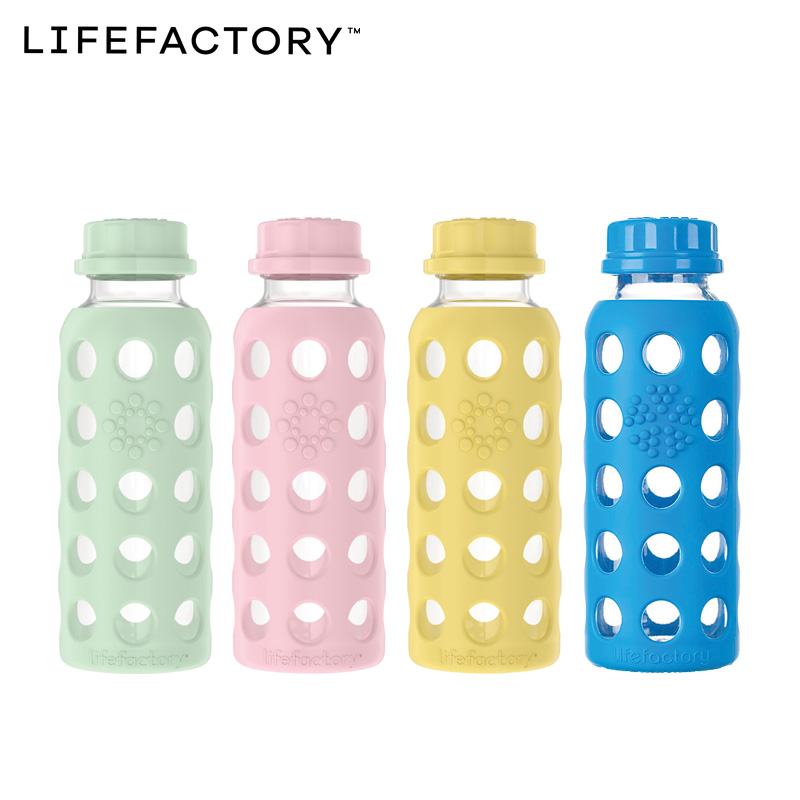 【清仓】lifefactory美国原装进口膳魔师旗下玻璃饮料瓶250ml