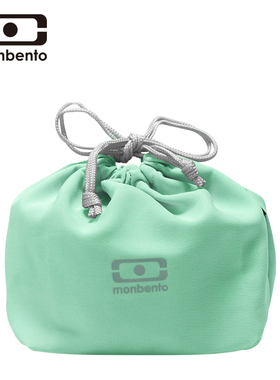 monbento束口袋户外便当包上班族学生成人便携袋日式餐盒手提袋