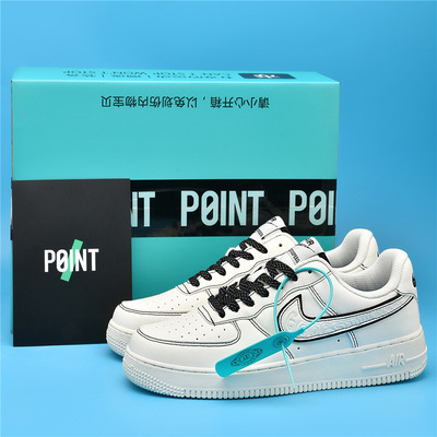 莆田aj情侣板鞋联名休闲板鞋空军乔一百搭男女低帮运动鞋莆田