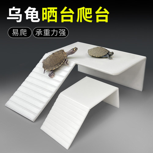 Q宠天下巴西龟缸晒背台乌龟箱爬