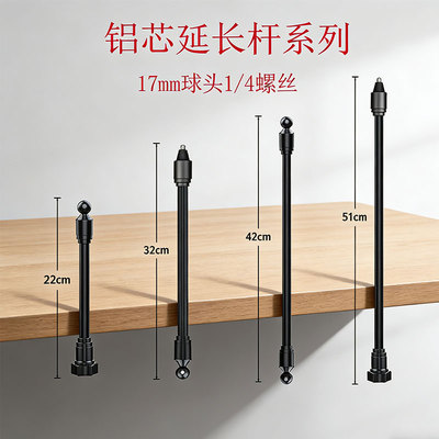 万向金属软管支架17mm球头转接