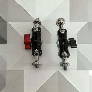 万向调节加长金属豌豆荚三脚架配件替换头1 4转接17mm球头手机架