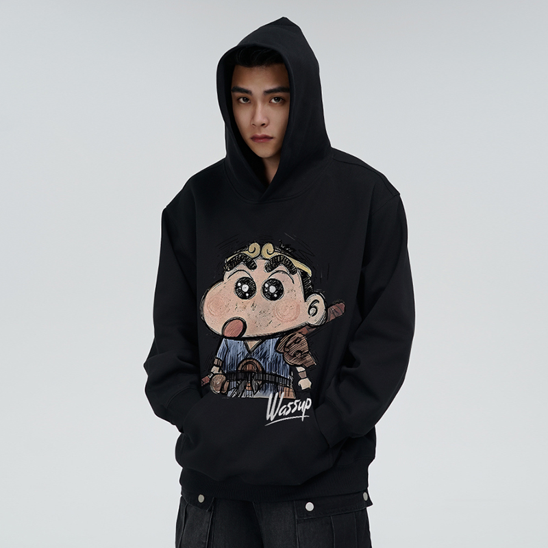 WASSUP黑悟空小新重磅连帽卫衣