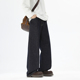 潮流百搭情侣休闲阔腿长裤 WASSUP美式 2025新款 男秋季 子 复古牛仔裤