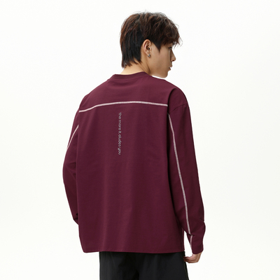 WASSUP户外运动骑行服长袖T恤男