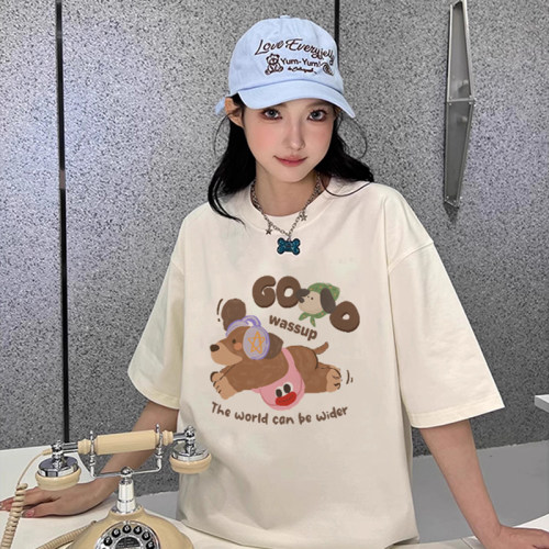 WASSUP潮牌美式重磅T恤短袖男女
