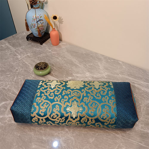 锦缎枕套中式枕头套荞麦壳颈椎枕