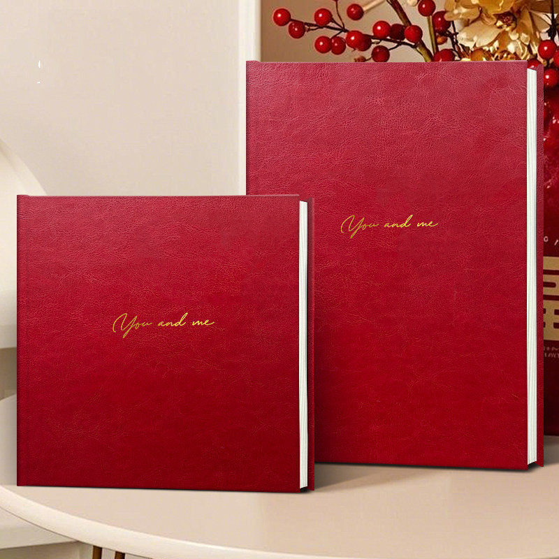 皮面相册高端定制纪念册婚纱室内婚礼照片打印成书相册纪念册制作