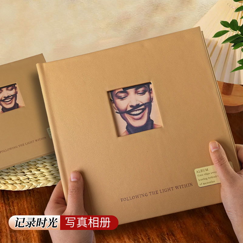 结婚婚礼婚纱照片皮面相册定制影集设计婚纱照制作成照片书纪念册图片