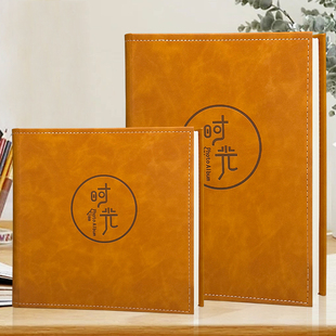 高端皮面相册定制纪念册艺术写真艺术照片打印成书相册纪念册制作