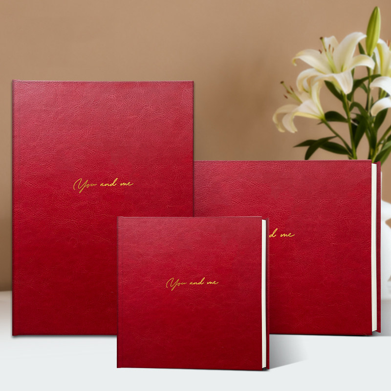 皮面相册高端定制纪念册婚纱室内婚礼照片打印成书相册纪念册制作