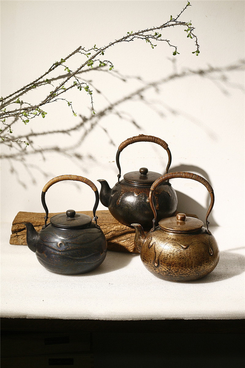 日本茶物@手作 高端老铜壶 -玉川堂、富贵堂、芳燕堂,铜打出