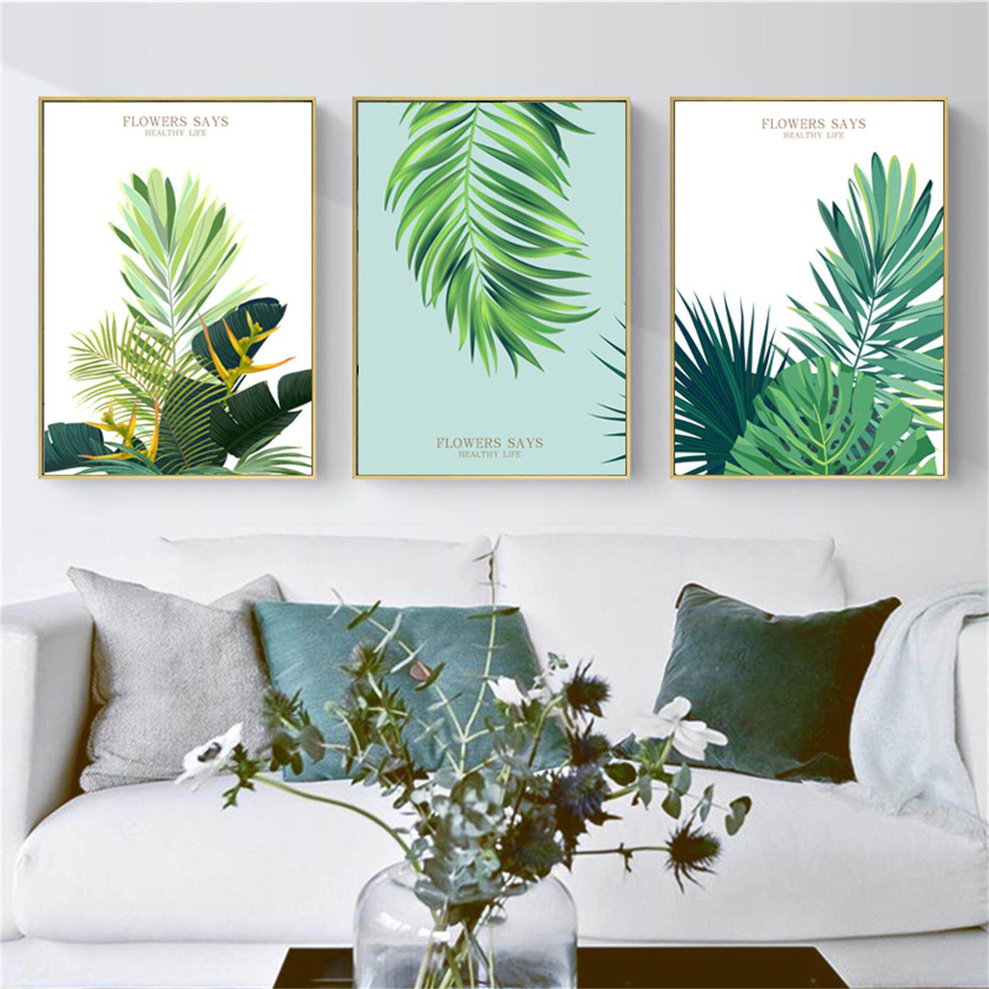 2026新款北欧小清新客厅沙发背景墙装饰画挂画卧室餐厅咖啡店壁画