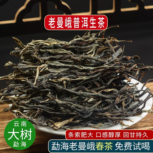 老曼峨普洱茶大树头春茶普洱生茶