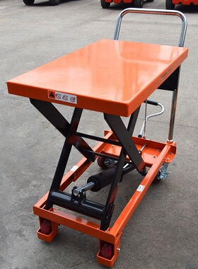 商品翻新东莞手动液压平台叉车350kg500kg升高90cm1.3米1.5M升降