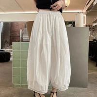 夏季燈籠褲女士爆款2025新款寬松垂感休閑褲薄款ZMJ5817長90